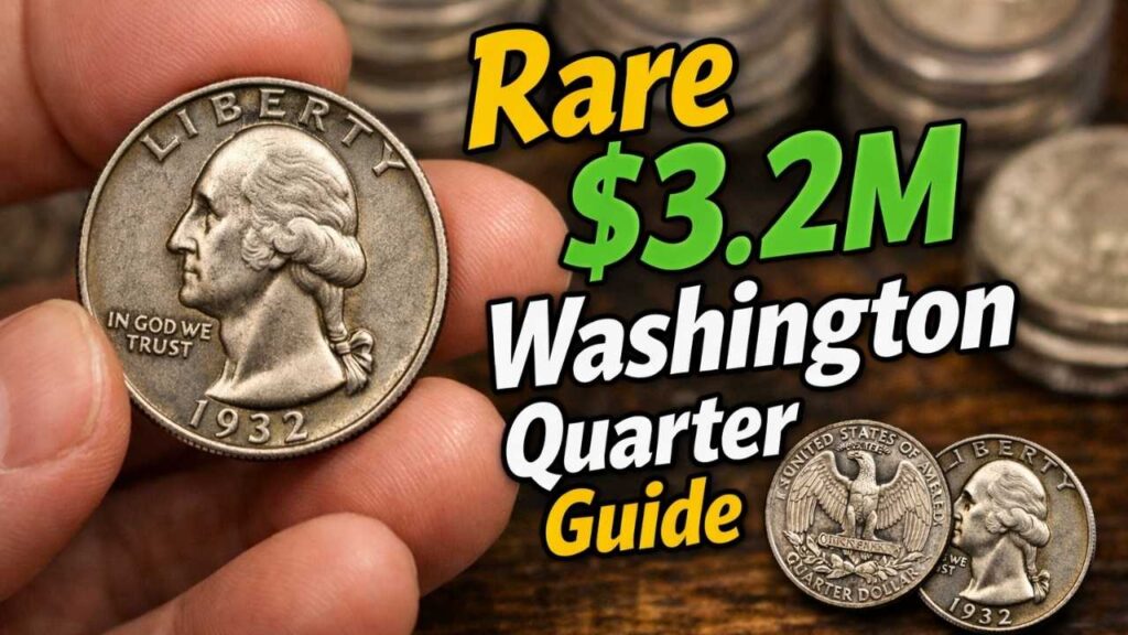 Man Discovers Rare $3.2M Washington Quarter Hidden in Vending Machine Change Surprise
