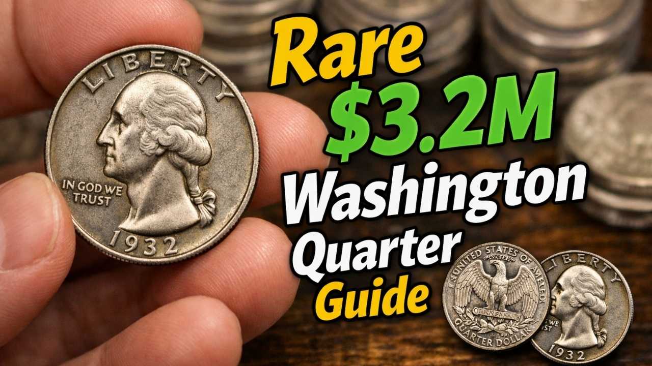 Man Discovers Rare $3.2M Washington Quarter Hidden in Vending Machine Change Surprise